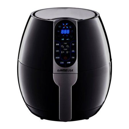Photo 1 of GoWISE USA 3.7-Quart Programmable Air Fryer with 8 Cook Presets, GW22638 - Black
