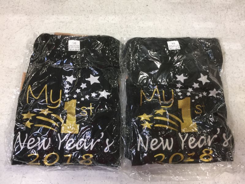 Photo 1 of 2 baby size 70 new years shirts