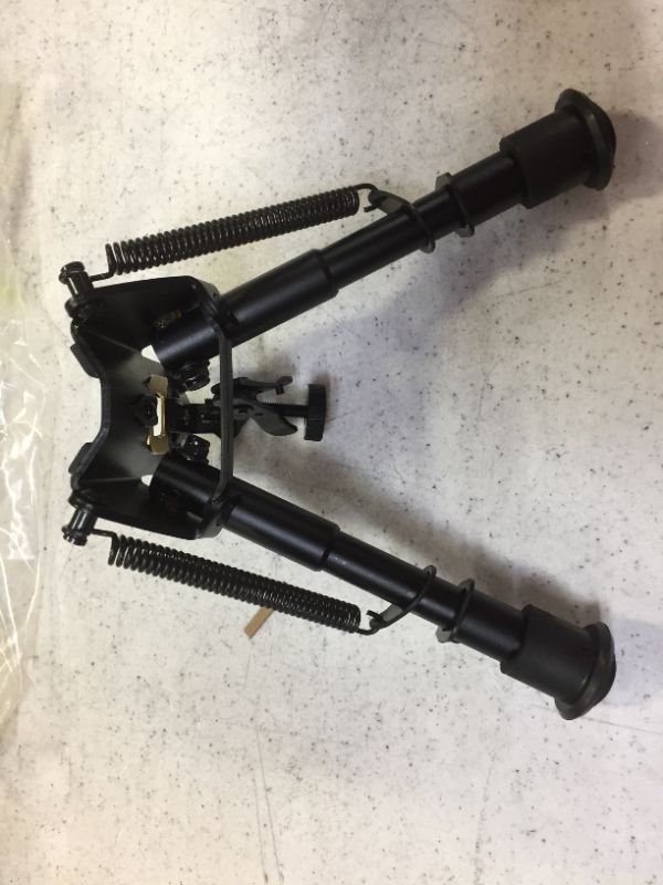 Photo 2 of  6-9 Inches Tactical Rifle Bipod Adjustable Spring Return with Adapter