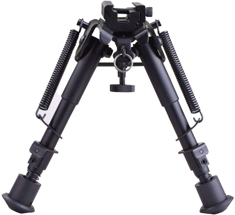 Photo 1 of  6-9 Inches Tactical Rifle Bipod Adjustable Spring Return with Adapter