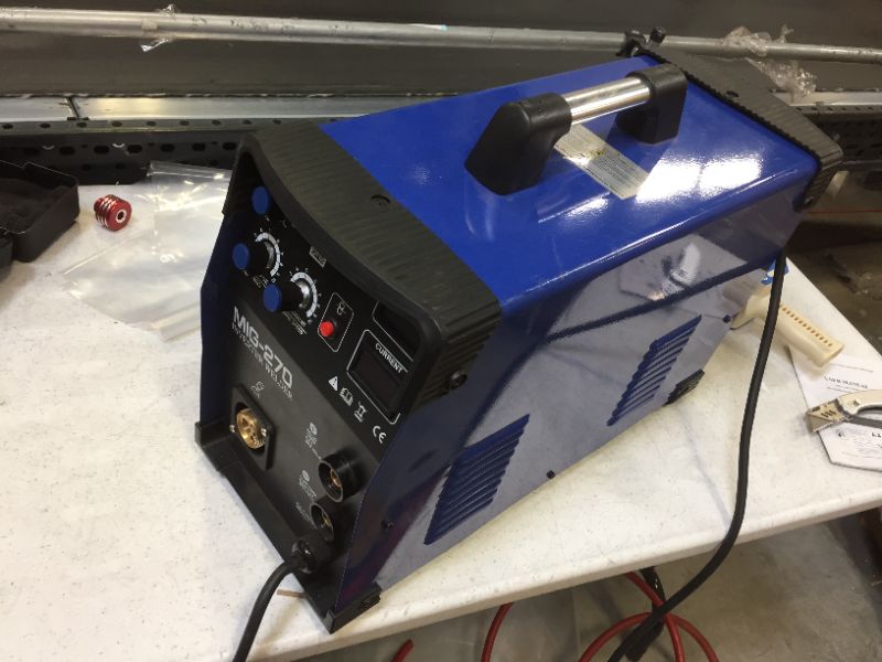 Photo 2 of Mophorn MIG Welder 270 Amp MIG TIG Arc Welder 3 in 1 Welder Welding Machine 110V 220V TIG Welder Lift ARC Welder MMA Stick IGBT DC Inverter Welder Digital Display Combo Welding Machine
