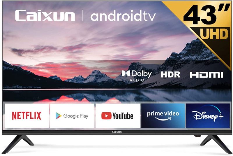 Photo 1 of Caixun EC43S1A, 43 inch 4K UHD HDR Smart TV DOES NOT WORK FOR PARTS ONLY 
