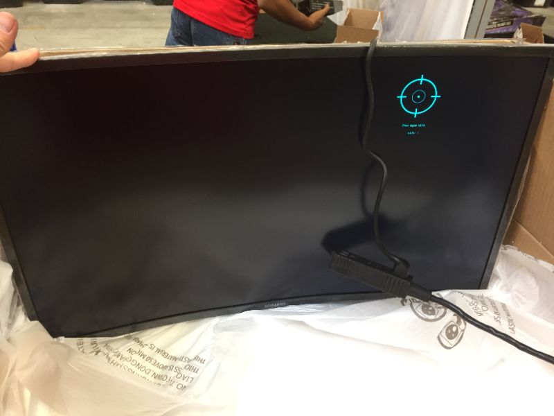 Photo 5 of SAMSUNG C32HG70 Dark Blue Black 31.5" 1ms HDMI Widescreen LED Backlight 144Hz Curved LED Monitor w/ FreeSync 2 350cd/m2 (Typical), 600 cd/m2 (Peak Brightness) 3000:1(Typ), 2400:1(Min)