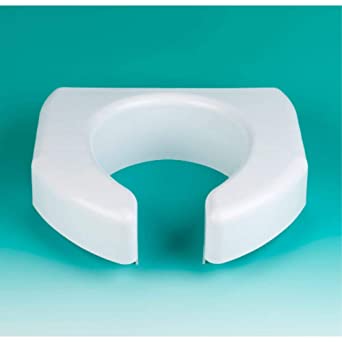 Photo 1 of Ableware Basic Open Front Elevated Toilet Seat, White