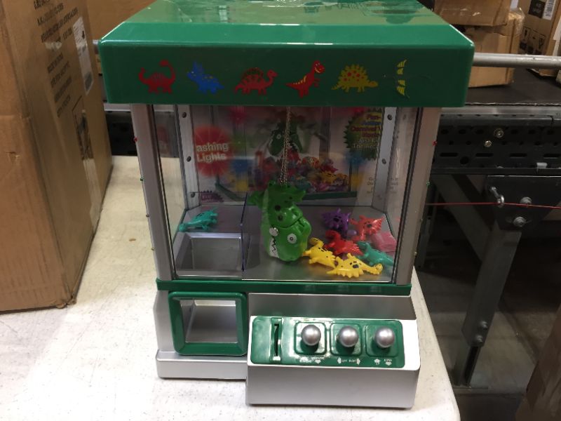 Photo 1 of Claw Machine - Arcade Mini Toy Grabber Machine for Kids - Candy Machine- Retro Carnvial Music & Flashing Lights- Best Birthday Gift Game. Use Gumballs, Candy, Toys, or Small Prizes