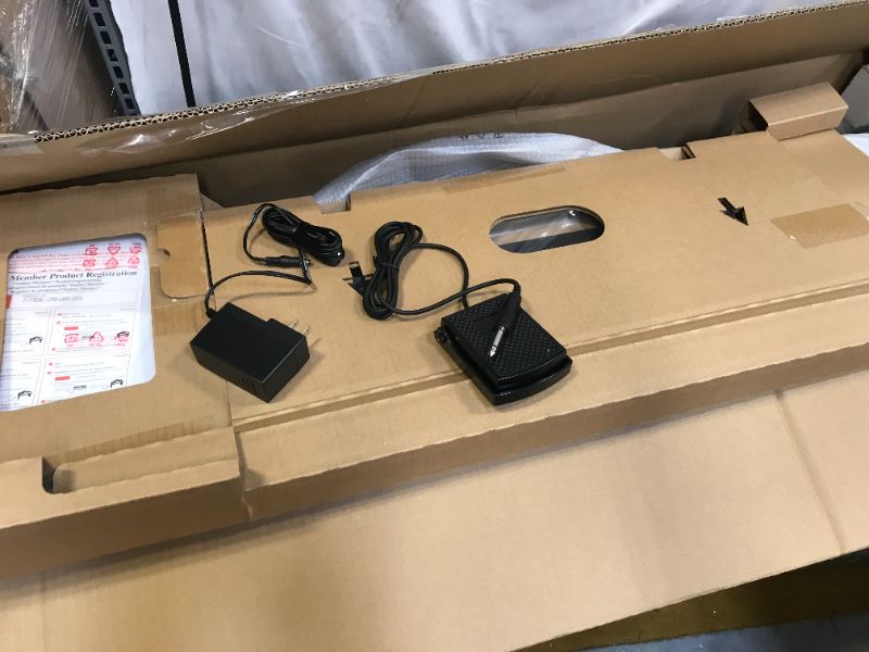 Photo 1 of Yamaha P71 88-Key Weighted Action Digital Piano with Sustain Pedal and Power Supply