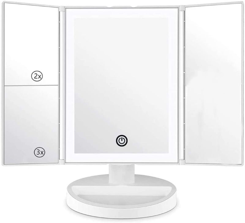 Photo 1 of  LIGHT UP VANITY MIRROR TRI FOLD 