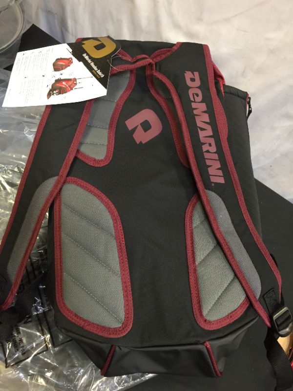 Photo 3 of DeMarini Voodoo Rebirth Baseball Softball Backpack (missing small compartment  zipper)