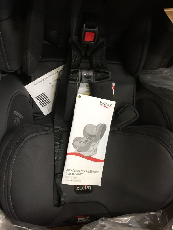 Photo 2 of Britax Boulevard ClickTight Convertible Car Seat, Cool N Dry Charcoal - Cooling & Moisture Wicking Fabric
