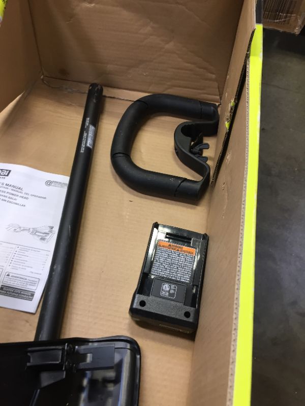 Photo 7 of 40V Brushless Cordless Battery String Trimmer and Jet Fan Blower Combo Kit (2-Tools) with 4.0 Ah Battery and Charger - DID NOT FUNCTION WHEN TESTED.
