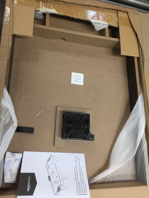 Photo 1 of Amazon Basics Tabletop Air Hockey Table with LED Scorer
