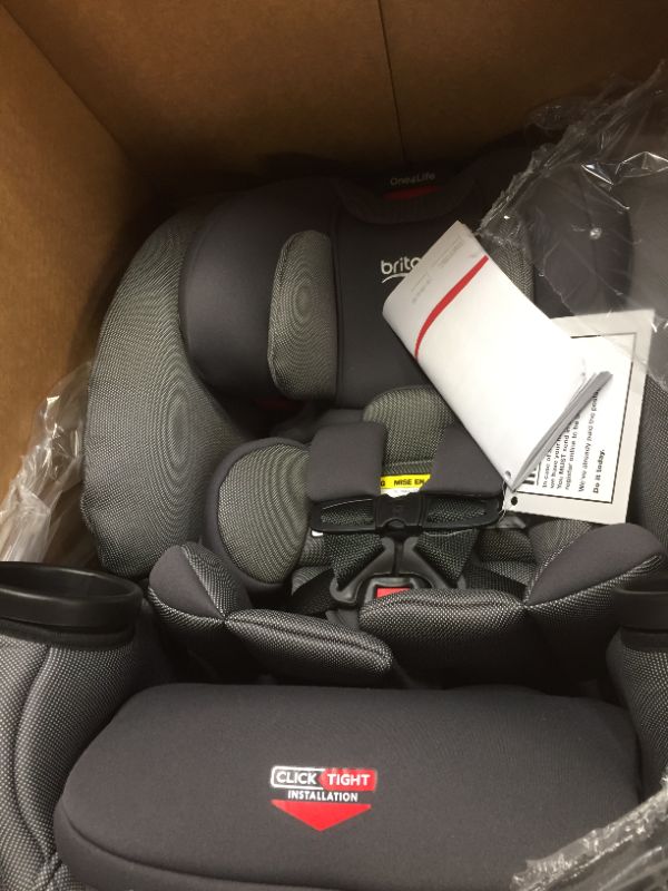 Photo 3 of Britax One4Life ClickTight All-in-One Car Seat  Infant,  5 to 120 Pounds - SafeWash Fabric, Drift
