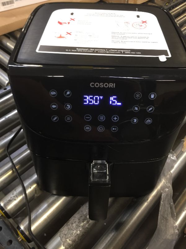 Photo 2 of Cosori Air Fryer,Max XL 5.8 Quart,1700-Watt Electric Hot Air Fryers Oven