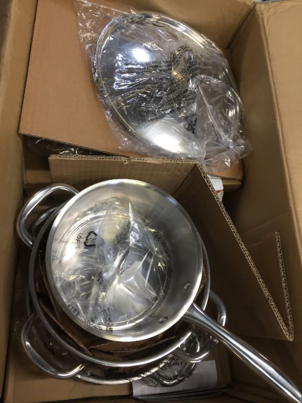Photo 2 of Goodful Classic Stainless Steel Cookware Set with Tri-Ply Base