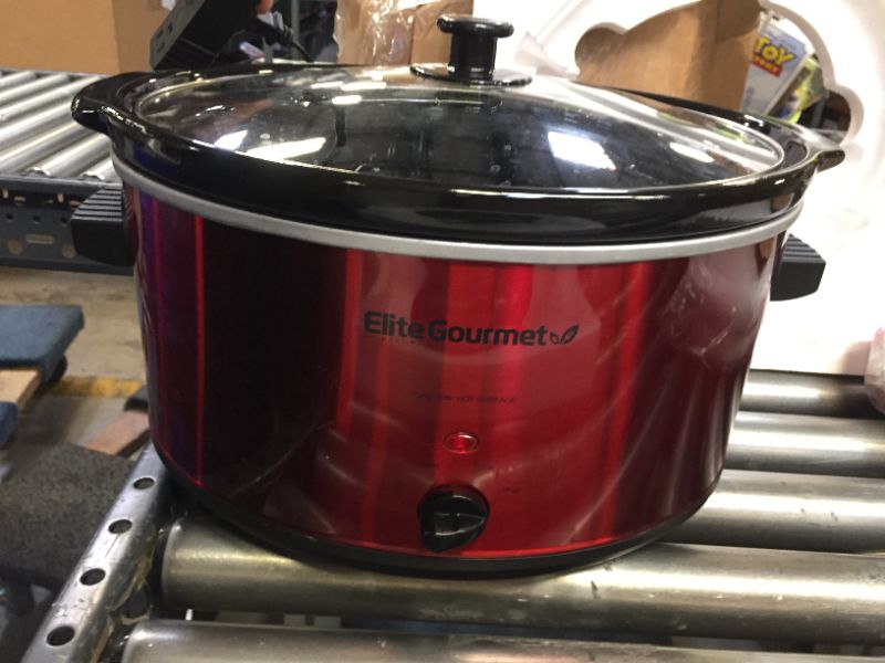 Photo 1 of Elite Gourmet 8.5Qt. Stainless Steel Slow Cooker
