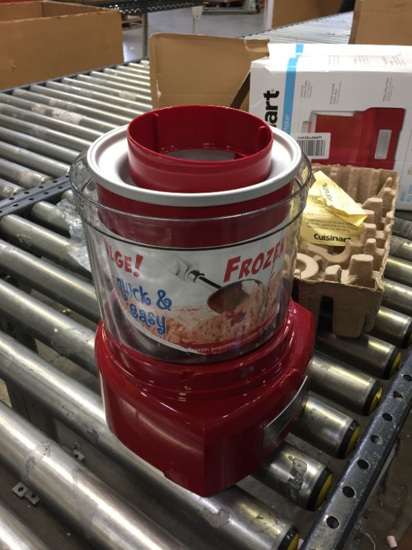 Photo 2 of Cuisinart Automatic Frozen Yogurt - Ice Cream  Sorbet Maker - Red - ICE-21RP1