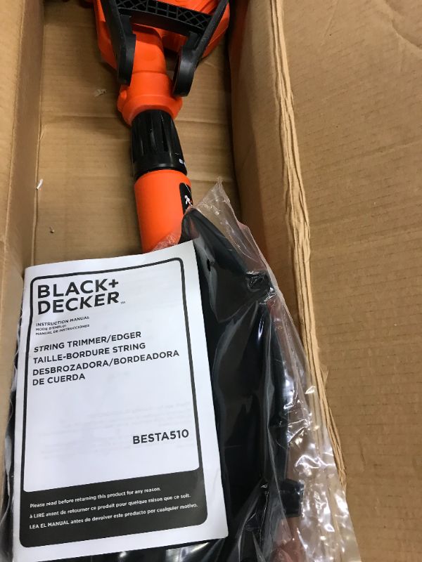 Photo 3 of BLACK+DECKER 6.5 Amps 14" String Trimmer/Edger