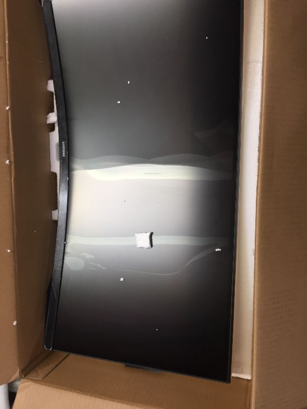 Photo 1 of SCREEN CRACKED, G5 Odyssey 34" Curved Gaming Monitor with 165Hz Refresh Rate