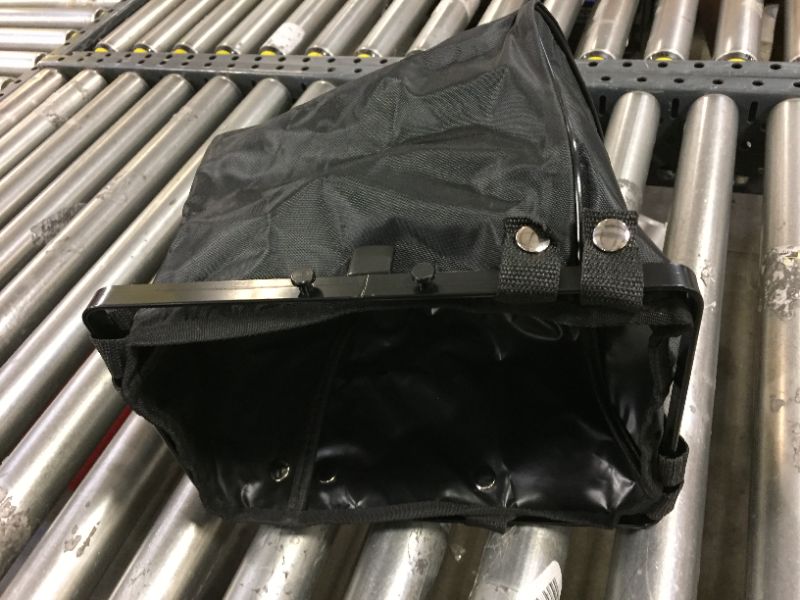 Photo 2 of black leather bag