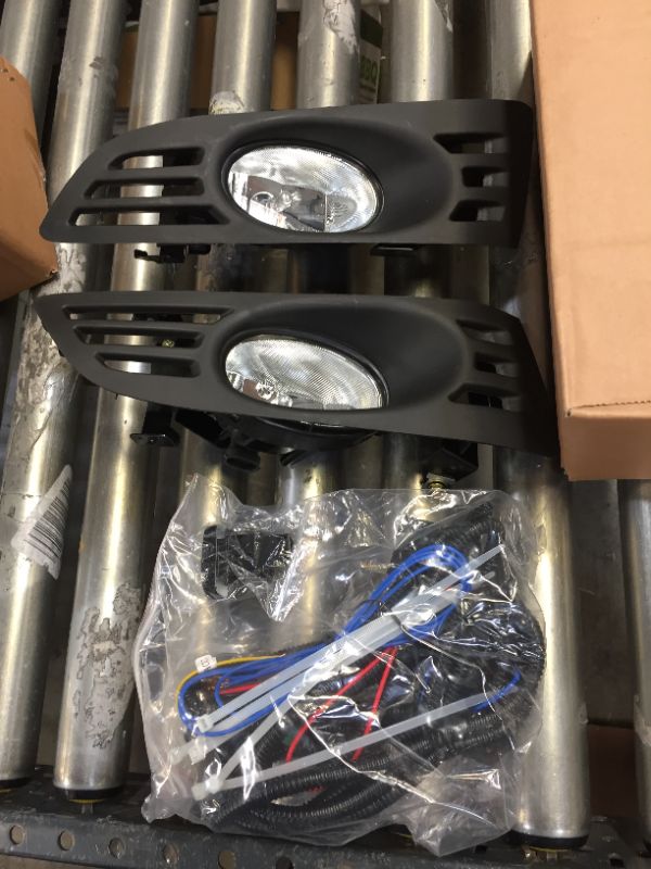 Photo 1 of 2pack of 4 lights For 2003-2005 Honda Accord 2 Door Coupe Clear Lens Chrome Housing Fog Light Lamp
