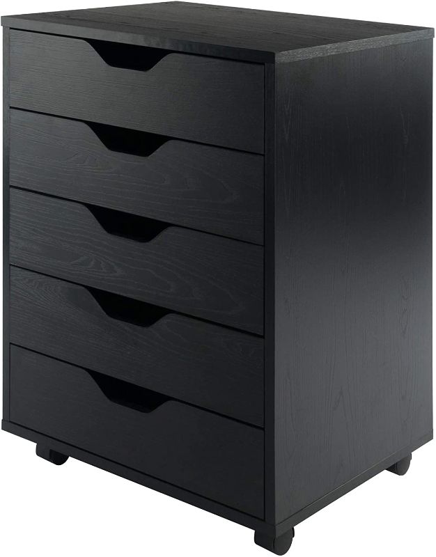 Photo 1 of Winsome Halifax Storage/Organization, 5 drawer, Black

