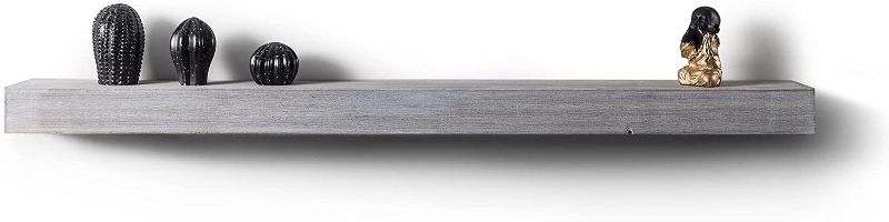 Photo 1 of BoscoMondo Rustic Solid Wood Floating Shelf – 48'' X 7'' X 3'' Wall Decor for Kitchen