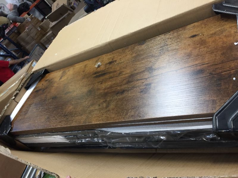 Photo 2 of 2-LAYER DRESSER SHELF WITH 6 DRAWERS, RUSTIC BROWN 