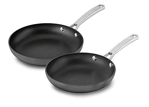 Photo 1 of Calphalon 2 Piece Classic Nonstick Frying Pan Set, Grey
