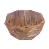 Photo 1 of 35 in. Brown Medium Octagon Wood Coffee Table with Smooth Top
