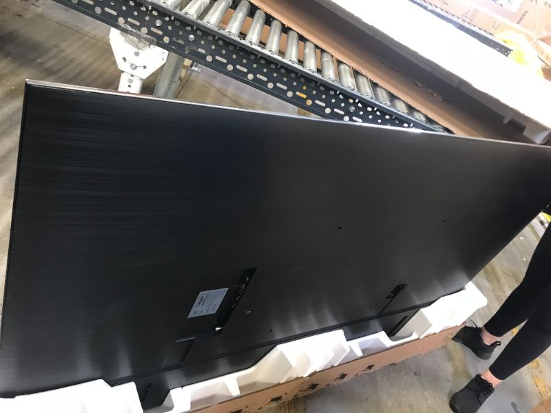 Photo 1 of MISSING REMOTE, SAMSUNG 75-Inch Class QLED Q60A Series - 4K UHD Dual LED Quantum HDR Smart TV with Alexa Built-in (QN75Q60AAFXZA