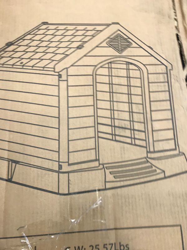 Photo 1 of APRTS ONLY, LARGE PLASTIC DOG HOUSE 