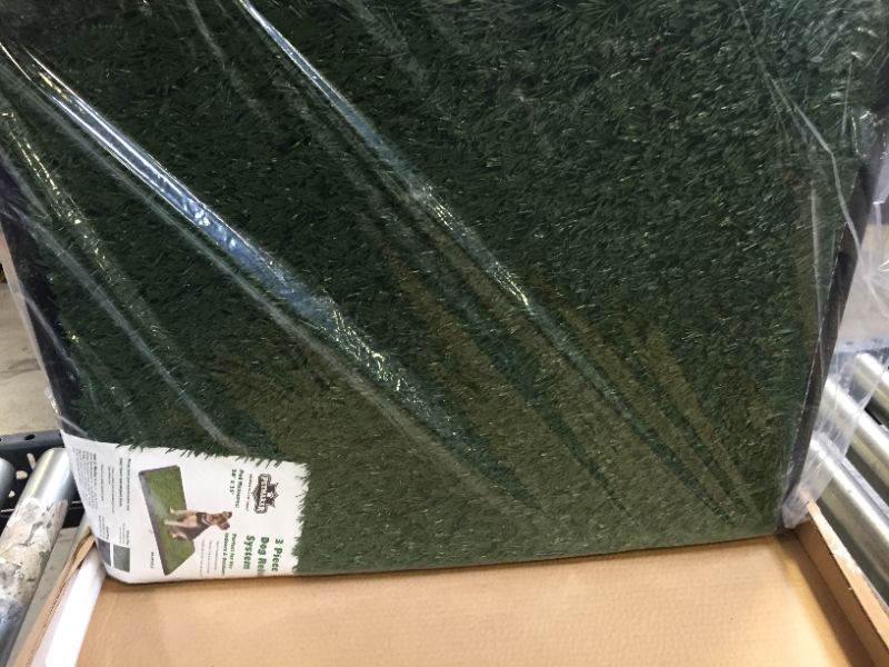 Photo 1 of Artificial Grass Puppy Pad for Dogs and Small Pets – Portable Training Pad with Tray – Dog Housebreaking Supplies by PETMAKER