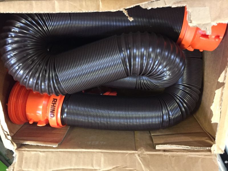 Photo 2 of Camco 39742 RhinoFLEX 20' RV Sewer Hose Kit with Swivel Fitting