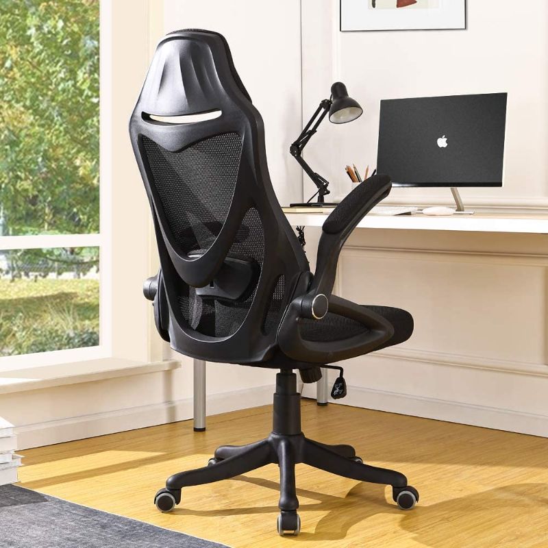 Photo 1 of BERLMAN Ergonomic High Back mesh Office Chair with Adjustable Armrest Lumbar Support Headrest Swivel Task Desk Chair Computer Chair (Black)
