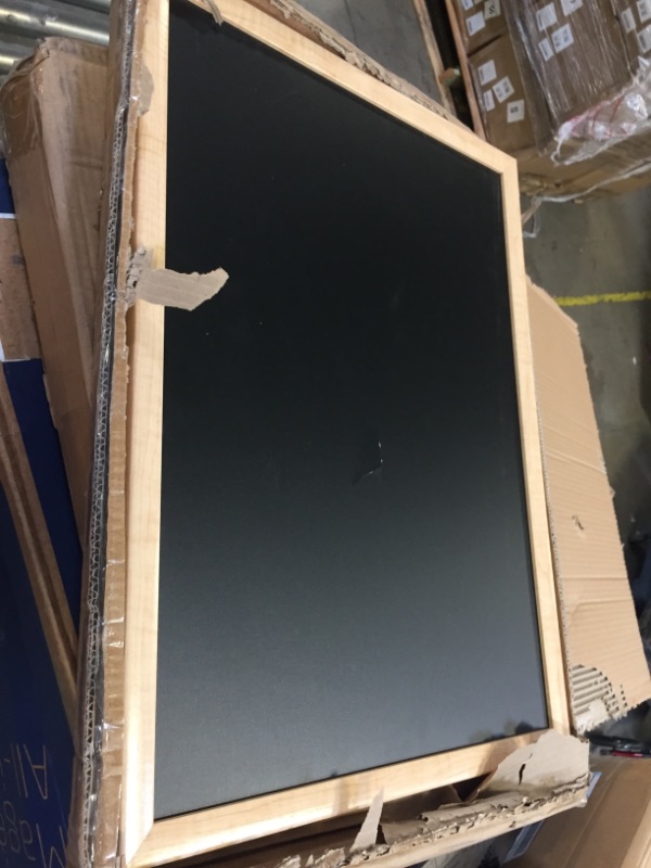 Photo 2 of U Brands Chalkboard, 17 x 23 Inches, Oak Frame (310U00-01)
