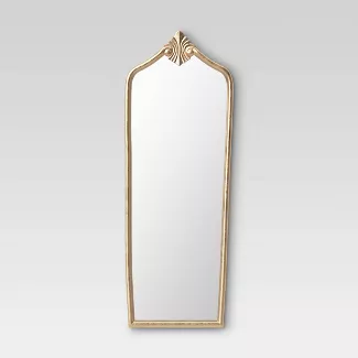 Photo 1 of Floor Gilded Decorative Wall Mirror Gold  Opalhouse