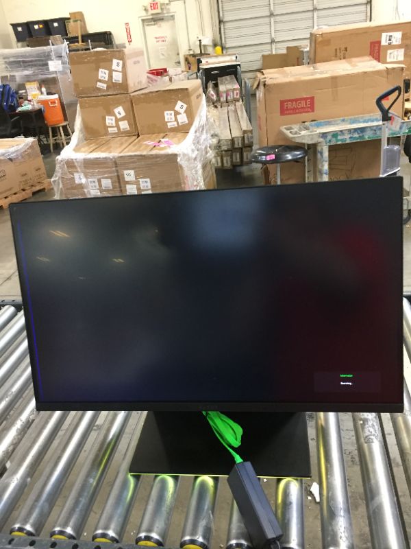 Photo 6 of Razer Raptor 27" Gaming Monitor: WQHD (2560x1440) - IPS-Grade - 144Hz - 1ms Response - HDR 400 - NVIDIA G-Sync Compatible & AMD FreeSync - Solid Aluminum Base - Razer Chroma RGB - 5 Flat Cables in Box
