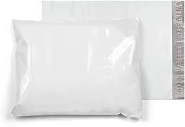 Photo 1 of 100CT WHITE 14X18 POLY MAILERS 