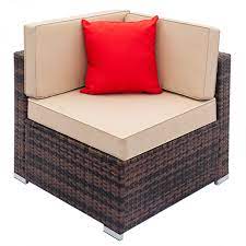 Photo 1 of  Weaving Rattan Sofa Set Brown Gradient-Right Sofa, G26000463
