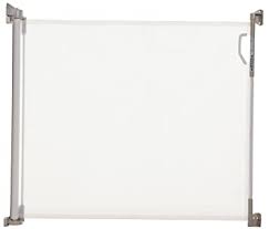 Photo 1 of 34in TALL WHITE RETRACTABLE BABY SAFETY GATE GOES UP TO 54in W