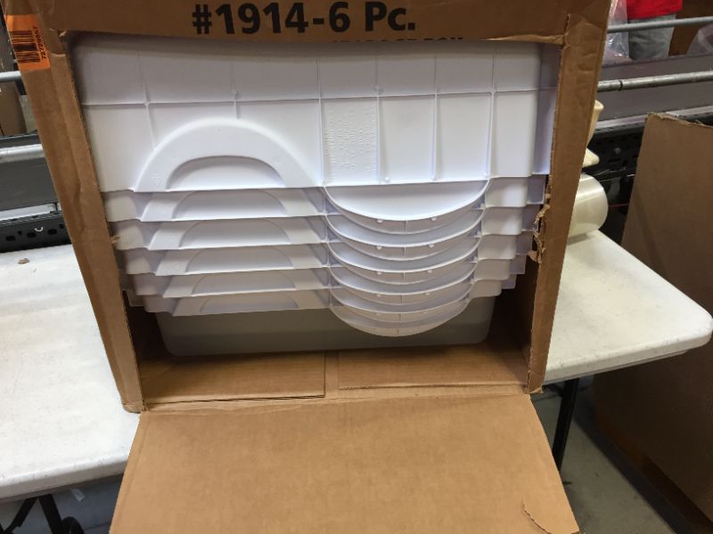 Photo 2 of 48 QT. Hinged Lid Storage Box 6 pack