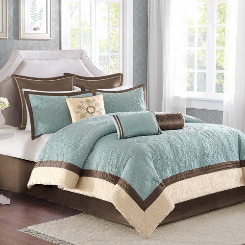 Photo 1 of Home Essence Camila 9-Piece Bedding Comforter Set KING SET