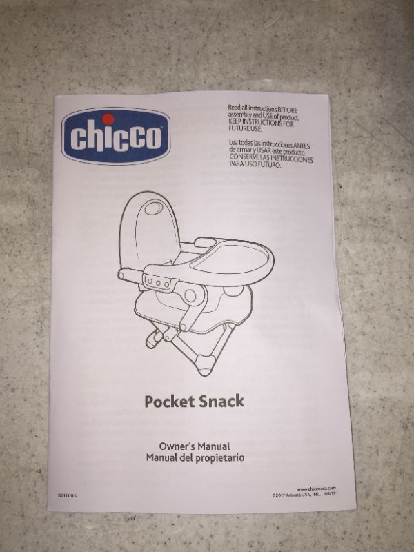 Photo 2 of Chicco Pocket Snack Booster Seat, Grey