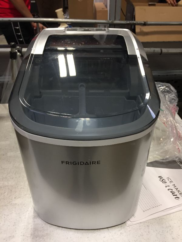 Photo 2 of Frigidaire EFIC189-Silver Compact Ice Maker, 26 lb per Day, Silver