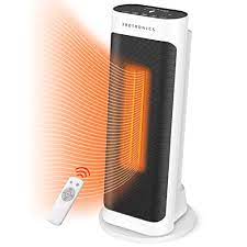 Photo 1 of  Taotronics TT-HE009 1500W Electric, Small Portable Patio Remote Control Space heater, oscillation, ECO mode, tip switch and LED display for overheat protectionvendor, large, White