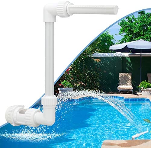 Photo 1 of  ZCONIEY Swimming Pool Fountain Waterfall Sprinkler Above In Ground Pools Decor Cascade Water Fun Spray