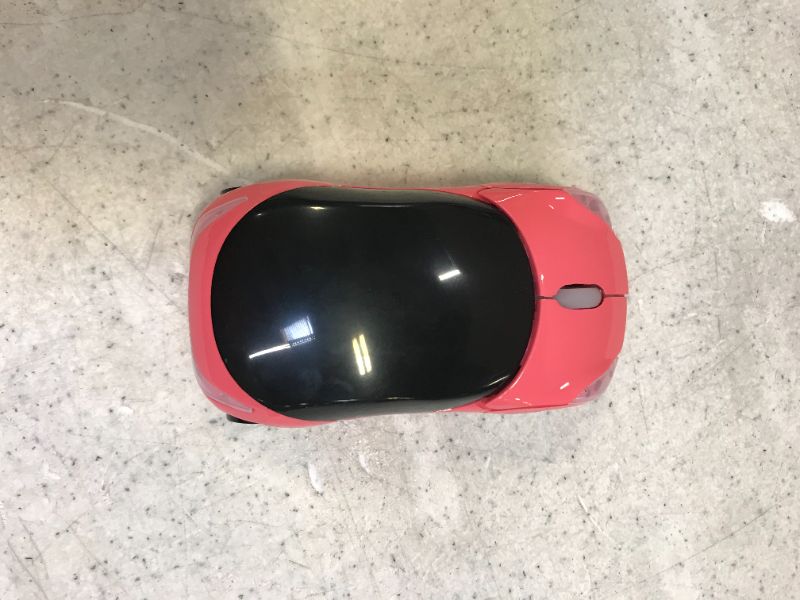 Photo 1 of PINK CAR WIRELESS MOUSE 
