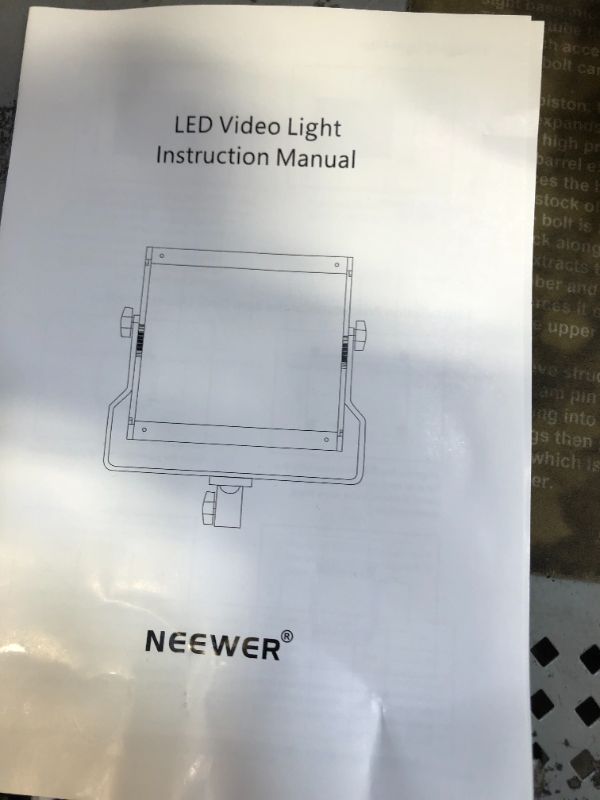 Photo 1 of led light square color silver 2 pcs with stand 
