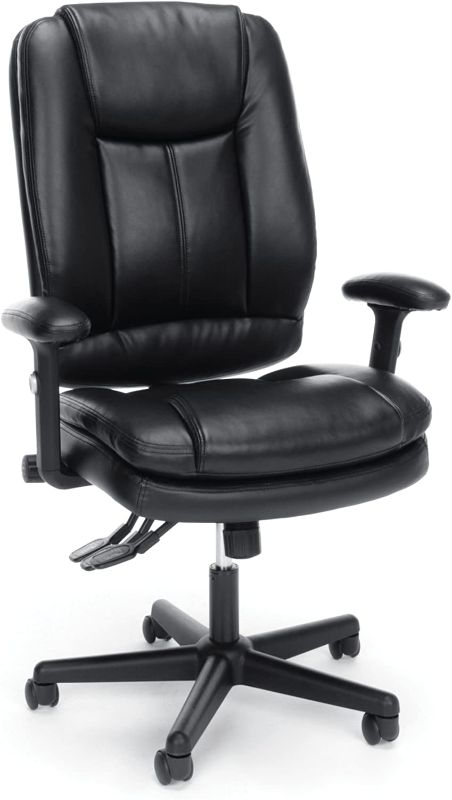 Photo 1 of sold for parts only---- High-Back Chair with Lumbar Support, Black, Adjustable Height Arms (ESS-6050)