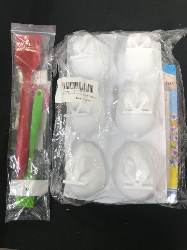 Photo 1 of Easter Egg Silicone Mold and Brush Set 